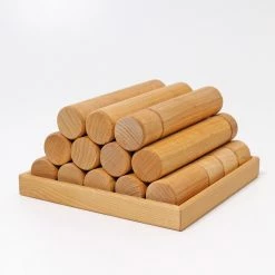 Grimms Toys Grimms - Large Building Rollers - Natural