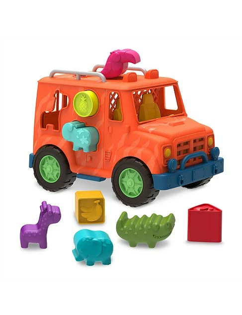 The Play Room Wonder Wheels - Safari Truck Shape Sorter 1 The Play Room Wonder Wheels - Safari Truck Shape Sorter