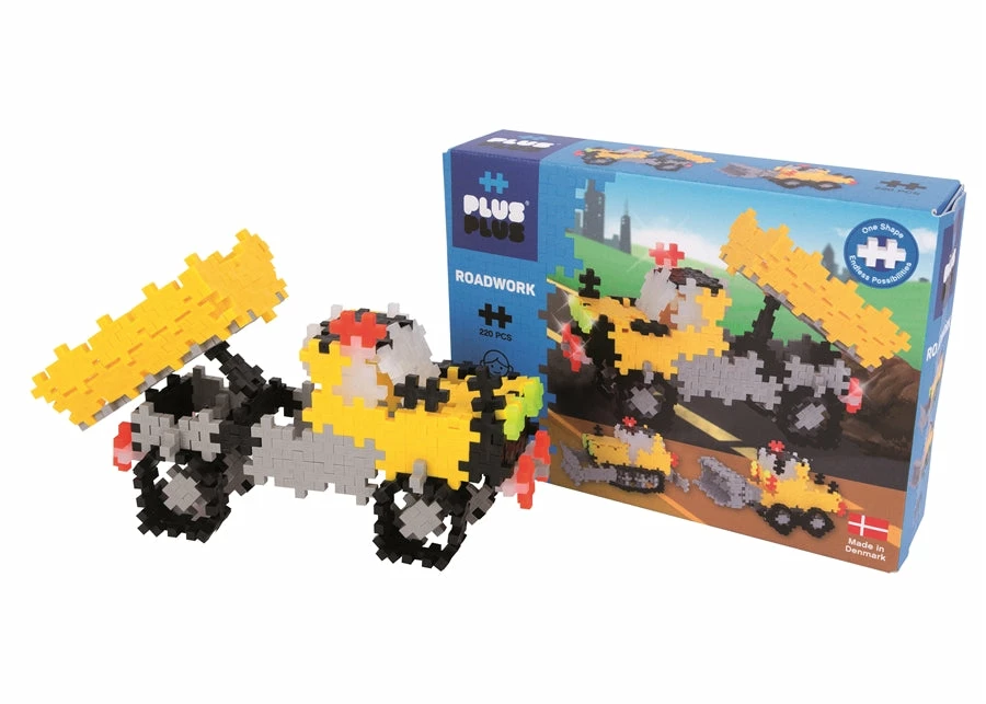 PLUS-PLUS Plus Plus - Basic - 3 In 1 - Roadwork - 220 Pcs 1 PLUS-PLUS Plus Plus - Basic - 3 In 1 - Roadwork - 220 Pcs