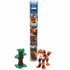 PLUS-PLUS Plus Plus - Tube - Tiger - 100 Pcs