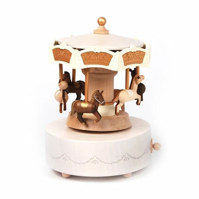 Wooderful Life - Carousel Horses Music Box 1 Wooderful Life - Carousel Horses Music Box