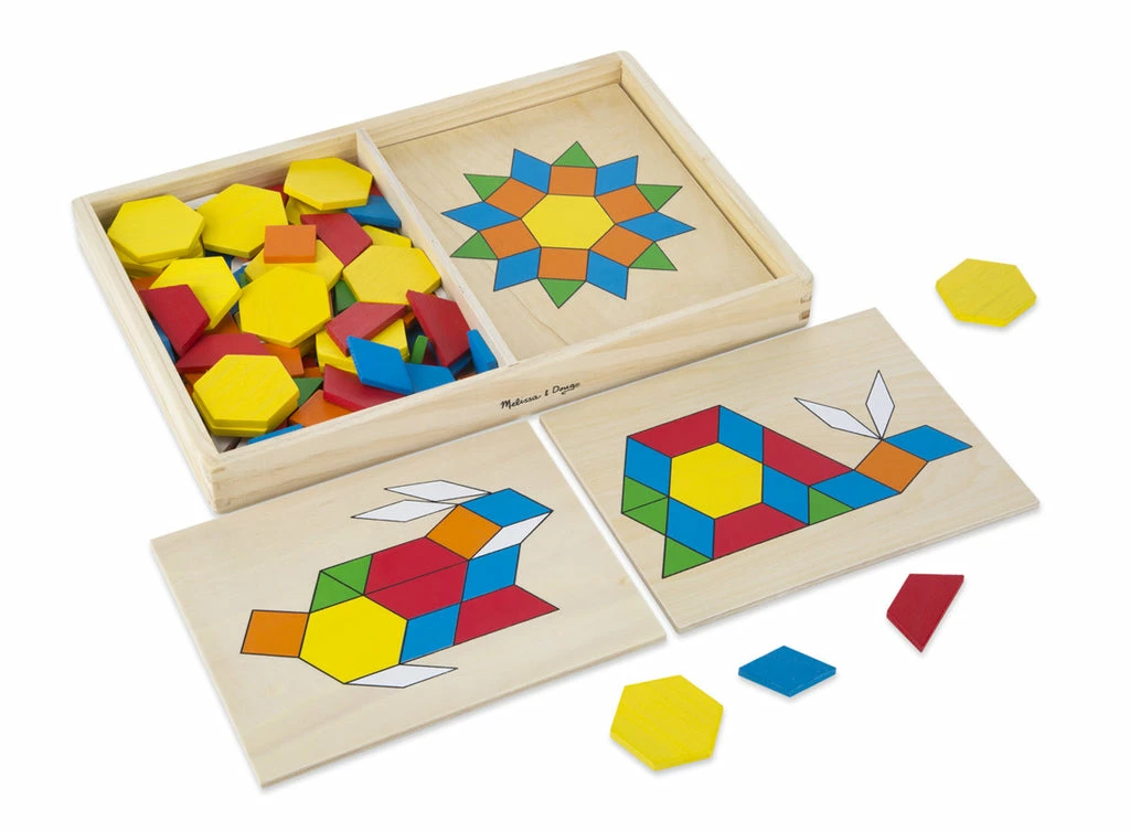 Melissa & Doug Toys Melissa & Doug - Pattern Blocks And Boards 1 Melissa & Doug Toys Melissa & Doug - Pattern Blocks And Boards