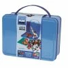 PLUS-PLUS Plus Plus - Suitcase Basic Metal - Blue - 600 Pcs -model toy shop 7002 basic metal suitcase front 1024x1024