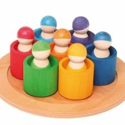 Grimms Toys Grimms - 7 Friends In 7 Bowls