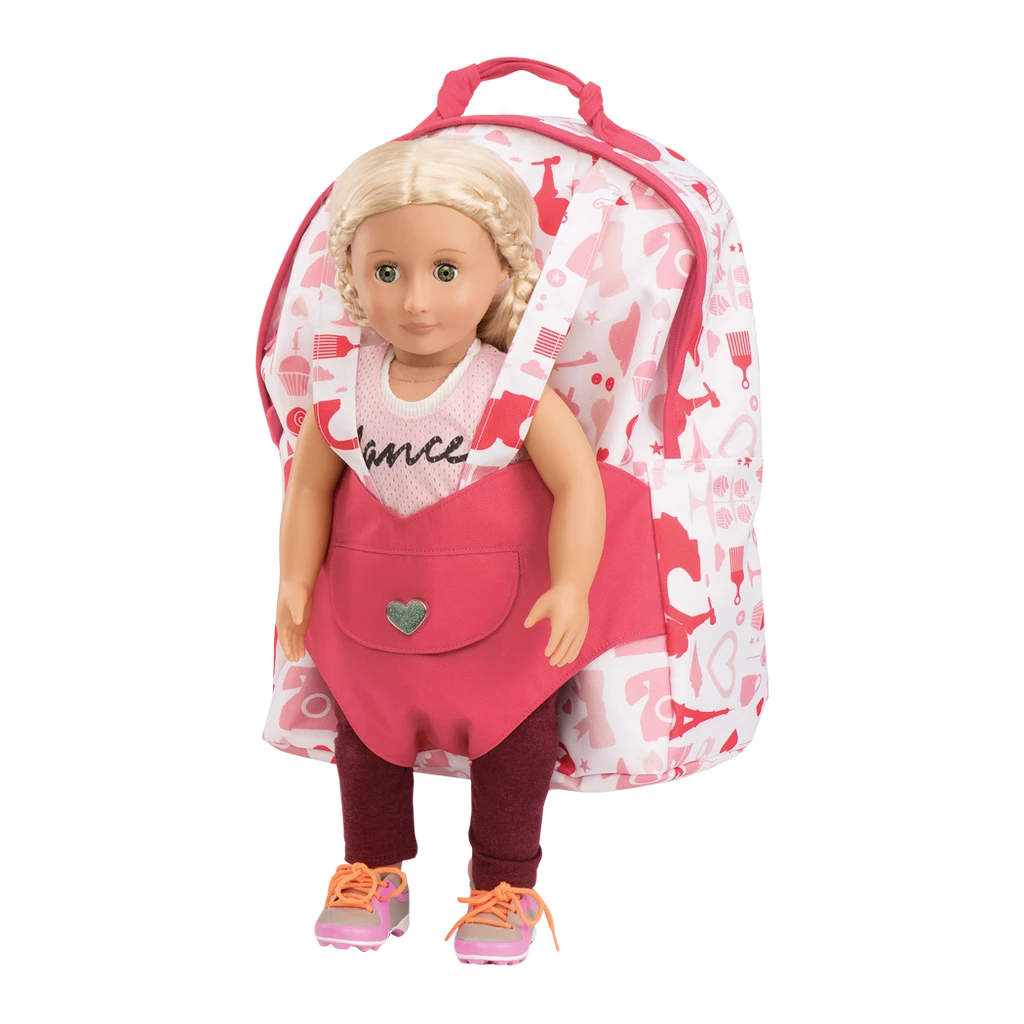 Our Generation - Carrier Backpack - Party Print 1 Our Generation - Carrier Backpack - Party Print