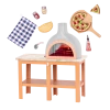 Our Generation - Pizza Oven Playset -model toy shop BD37953 Pizza oven playset maker electronic toy food 18 inch dolls MAIN 600x600 1024x1024