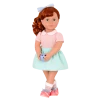 Our Generation - Retro Doll Kaye -model toy shop BD61012 Kaye Retro Bowling Doll standing with ball02 1024x1024