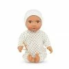 Babi - Baby Doll Light 14inc With Polka Dot Ivory Outfit