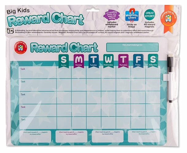 Edvantage - Magnetic Rewards Chart - Big Kids 1 Edvantage - Magnetic Rewards Chart - Big Kids