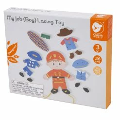 Classic World - My Job Lacing Toy - Boy