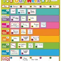 Fiesta Crafts Fiesta - Our Week Magnetic Chart