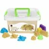 Edvantage EC - Sensory Magic Sand With Moulds 2Kg Tub Natural -model toy shop EDV MS2N 1024x1024