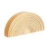 Grimms Toys Grimms - Stacking Wooden Rainbow - Natural - Large -model toy shop Grimms Rainbow Stacker Natural Large Tunnel 2 1024x1024