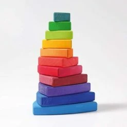 Grimms Toys Grimms - Triangular Stacking Tower