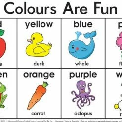 Edvantage - Placemat - Colours Are Fun