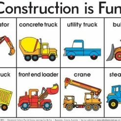 Edvantage - Placemat - Construction Is Fun
