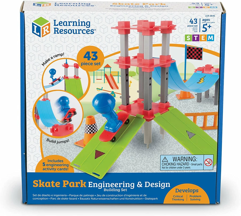 Learning Resources - Skate Park Engineering & Design Building Set 1 Learning Resources - Skate Park Engineering & Design Building Set