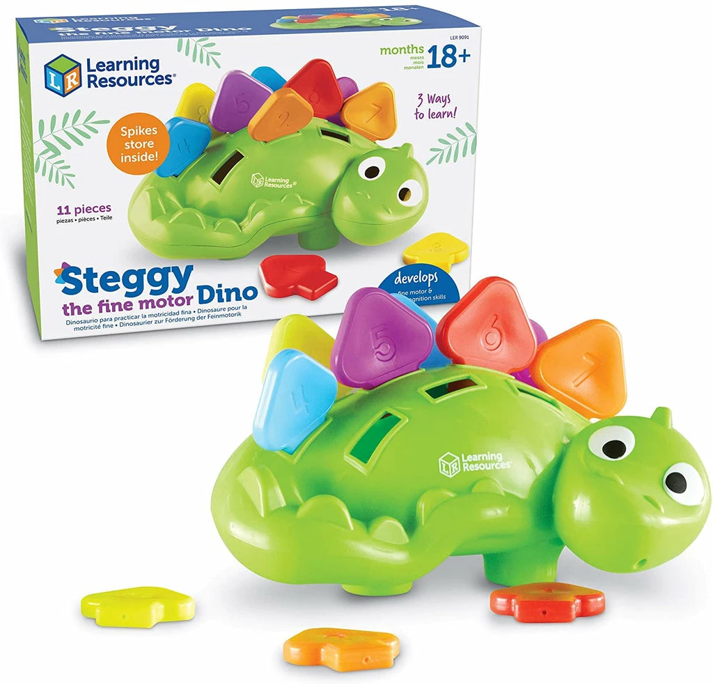 Learning Resources - Steggy The Fine Motor Dino 1 Learning Resources - Steggy The Fine Motor Dino