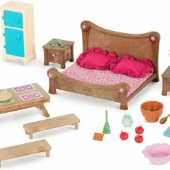 Lil Woodzeez - Playset Master Bedroom And Dining Set
