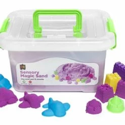 Edvantage EC - Sensory Magic Sand With Moulds 2Kg Tub Purple