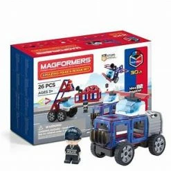 Magformers Toys Magformers - Police & Rescue Set 26Pcs