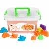 Edvantage EC - Sensory Magic Sand With Moulds 2Kg Tub Orange -model toy shop MagicSandEDV MS2OR 1024x1024