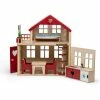 Moover - Dolls House - Red -model toy shop Moover Toys Dolls House Open2 11zon 1024x1024