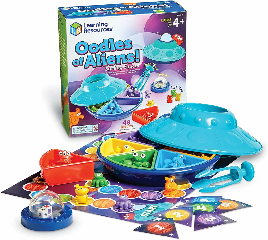 Learning Resources - Oodles Of Aliens Sorting Saucer 1 Learning Resources - Oodles Of Aliens Sorting Saucer