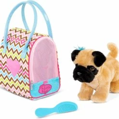 Pucci Pups - ZigZag Glam Bag With Pug
