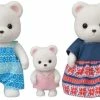 Sylvanian Families - Polar Bear Family -model toy shop SF5396 1024x1024