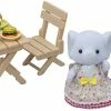 Sylvanian Families - BBQ Picnic Set With Elephant Girl 3 Sylvanian Families - BBQ Picnic Set With Elephant Girl -model toy shop SF5640 1024x1024