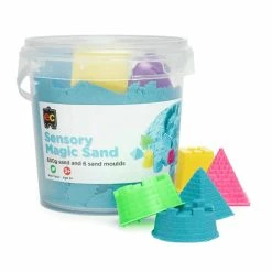 Edvantage EC - Sensory Magic Sand With Moulds 600G Tub Blue