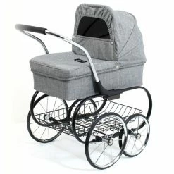 Valco - Royale Dolls Pram - Grey Marle