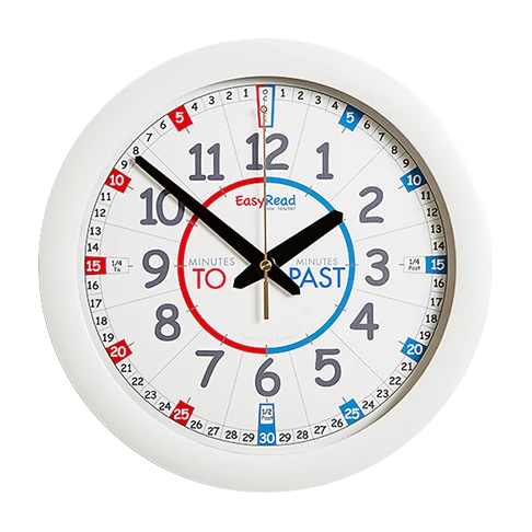 Easy Read Time Teacher Easy Read - Wall Clock -To/Past - Classroom Mini 1 Easy Read Time Teacher Easy Read - Wall Clock -To/Past - Classroom Mini