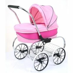 Valco - Mini Princess Dolls Pram - Hot Pink