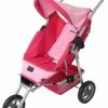 Valco - Mini Marathon Dolls Pram - Hot Pink & Pink -model toy shop ValcominiMarathonPink 1024x1024