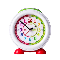 Easy Read Time Teacher Easy Read - Alarm Clock - Past/To - Rainbow