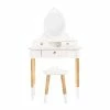Le Toy Van Toys Le Toy Van - Honeybake Vintage Style Dressing Table -model toy shop kids vanity table stall white 805416 1024x1024