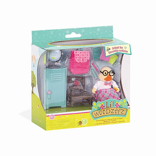 Lil Woodzeez - Playset School Set 1 Lil Woodzeez - Playset School Set