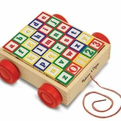 Melissa & Doug Toys Melissa & Doug - Classic ABC Block Cart