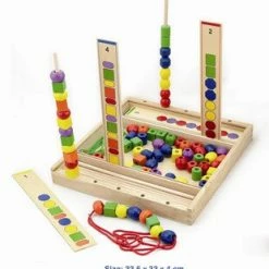 Viga Toys Viga - Sequence Beads With Patterns