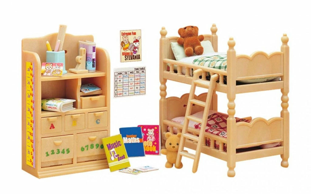 Sylvanian Families - Children's Bedroom Furniture Set 1 Sylvanian Families - Children's Bedroom Furniture Set