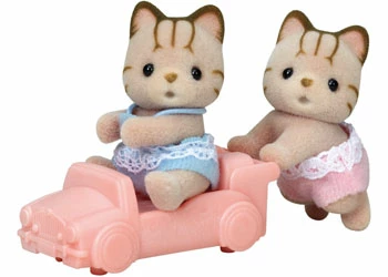 Sylvanian Families - Striped Cat Twins 1 Sylvanian Families - Striped Cat Twins