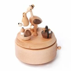 Wooderful Life - Baby Stork Music Box
