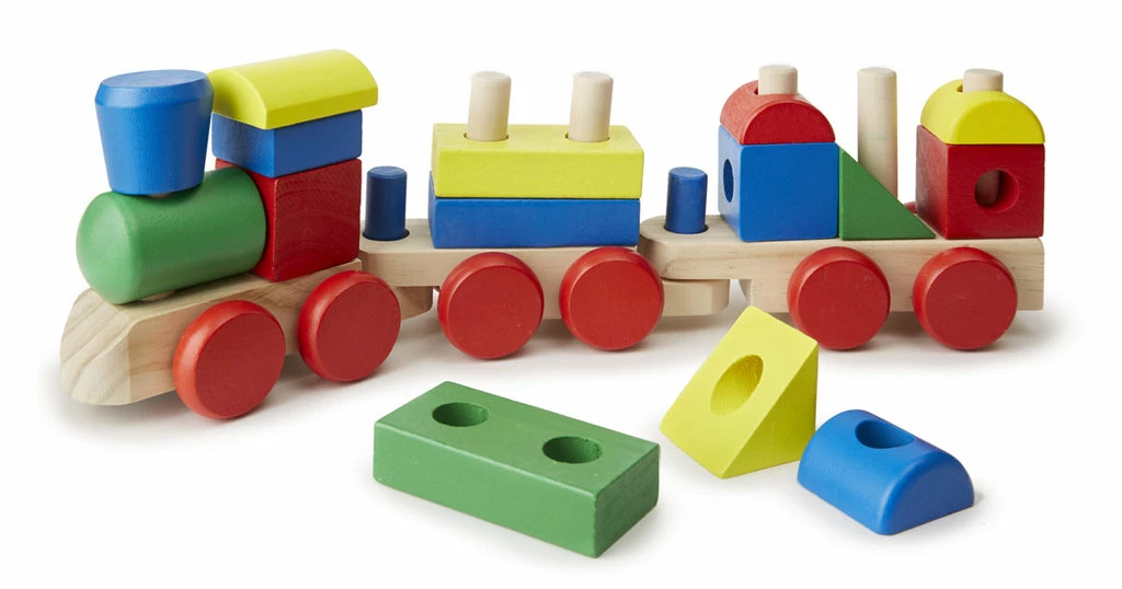 Melissa & Doug Toys Melissa & Doug - Wooden Stacking Train 1 Melissa & Doug Toys Melissa & Doug - Wooden Stacking Train