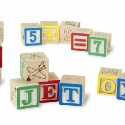 Melissa & Doug Toys Melissa & Doug - Wooden Abc/123 Blocks